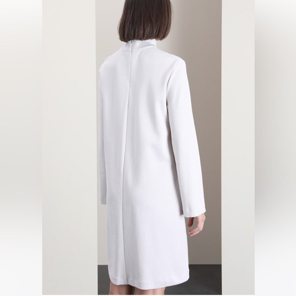 MAXMARA LEISURE Label-cut Trento Jersey Turtleneck Long Sleeve Dress.Size: S New - Picture 5 of 16